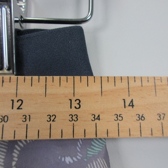 Patagonia Tyrolean Bike Shorts Women 0 Gray Patterned Zip Pockets Cycling 112 - Picture 8 of 13